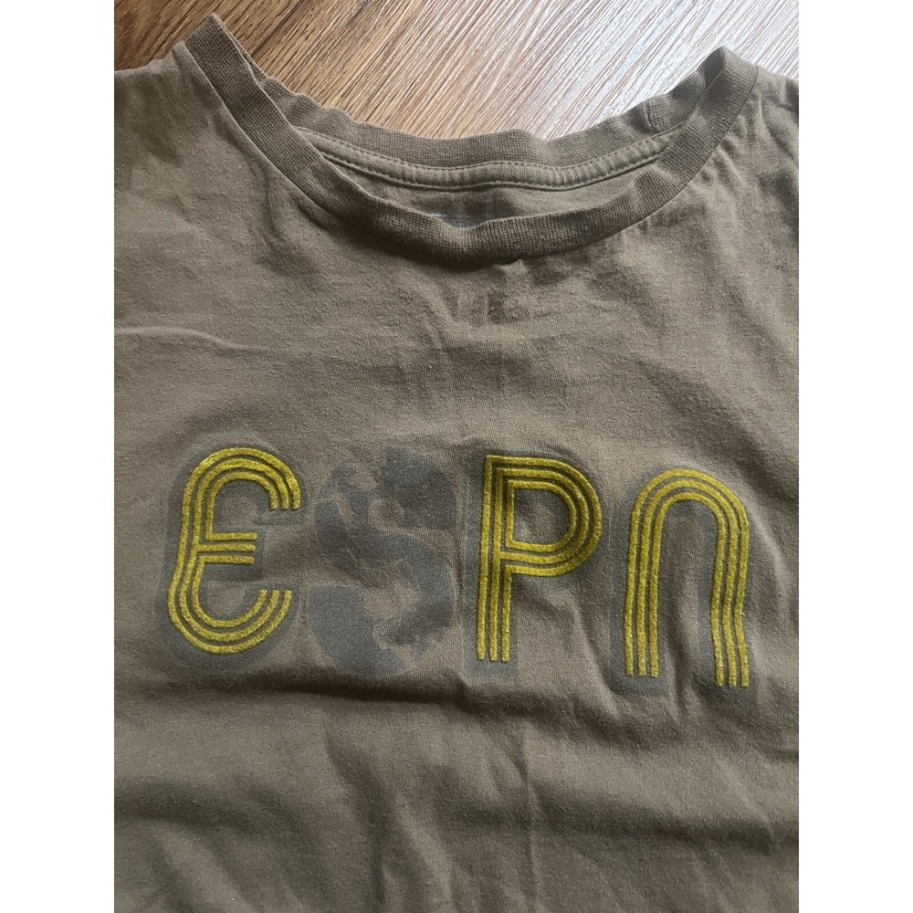 Vintage Distressed ESPN Sportscenter Shirt‎ | Size XL Missing Letter S